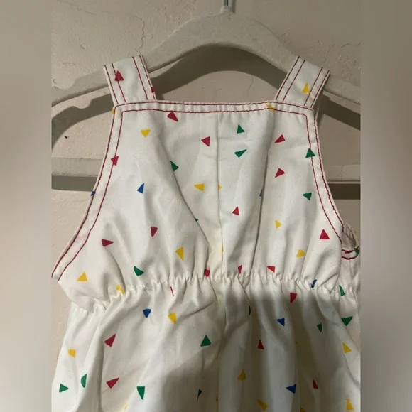 Vintage Baby Colorful Romper with embroidery details 
Size 12 months - Picture 9 of 10